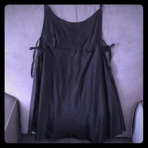 VS Black Satin Side lingerie